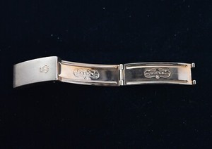 Authentic Genuine Rolex Yellow Gold Plated Clasp NOS For 7205 19mm Bracelet Small Marks
