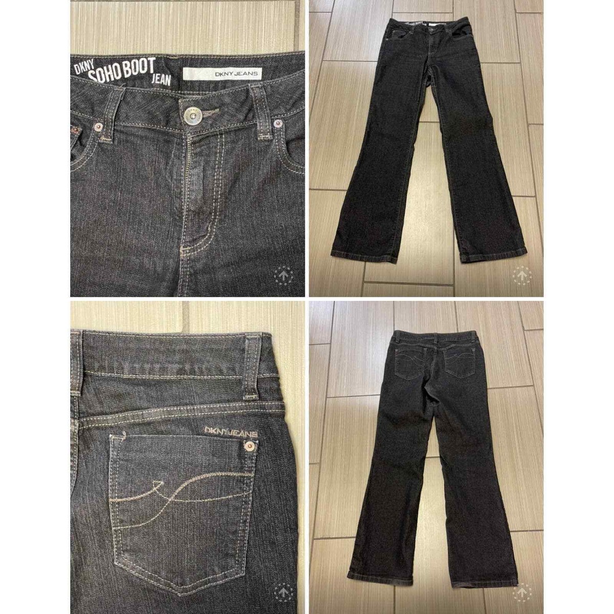 dkny soho bootcut jeans petite