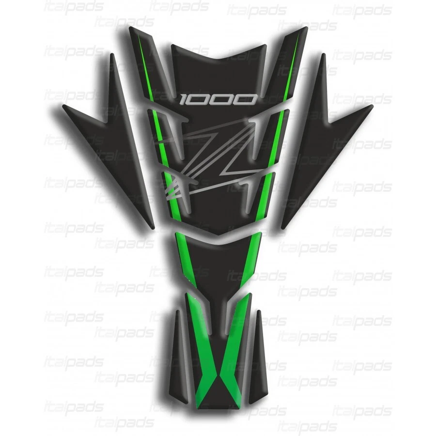 Paraserbatoio toni verdi SH per kawasaki Z1000, 2014-2020