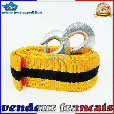 0€40 Sur Corde De Traction Corde Remorquage De Voiture Avec Crochets à - Foto 5