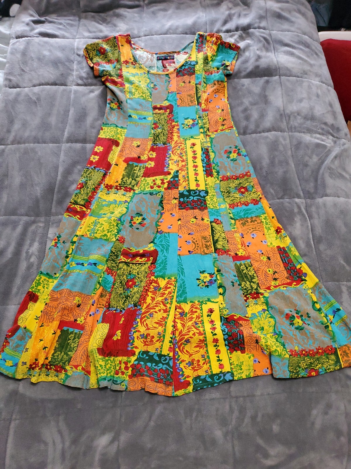 Jams World Vintage Floral Patchwork Pattern Pullo… - image 6