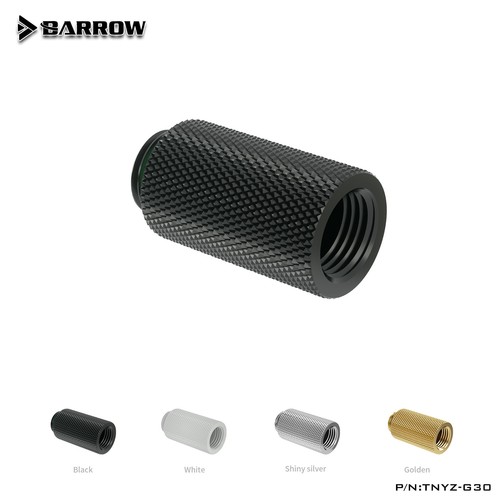 BARROW (Extend 30mm) Fitting G1/4'' Male to Female Extension Connector TNYZ-G30 - 第 1/10 張圖片