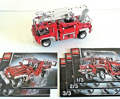 LEGO technic 8289 Feuerwehr LKW 2in1 Modell 2006 1035 Teile + BA 100% AFOL