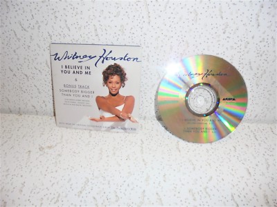 Whitney Houston : I Believe in You and Me CD Single RARE Compact Disc