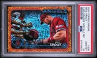2024 Topps Chrome Mike Trout VARIATION - ORANGE SPECKLE REFRACTOR /25 - PSA 10