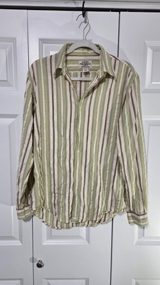 RL Polo Jeans Co Auth Dry Goods VTG Button Front Long Sleeve Shirt Sz M