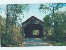 Unused Pre-1980 COVERED BRIDGE Brandon Vermont VT H7506