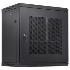 12U Wall Mount Server Cabinet, 15.5'' Depth, Network Rack Enclosure, Supports up