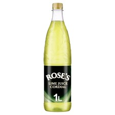 Rose's Lime Juice Cordial  Pack of 12 x 1ltr