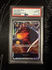 Sakazuki OP02-099 PSA 10 GEM MINT One Piece Paramount War SR English 2023
