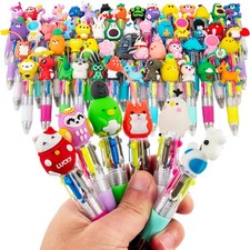 60-Pack Multicolor Pen in - Cute Pens for - 4-in-1 Ballpoint Pens, Perfect fo...