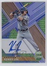 2019 Panini Elite Extra Edition Aspirations Tie-Dye 5/10 Korey Lee #32 Auto 0l1