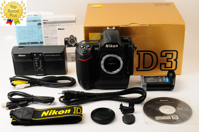 NikonD3 12.1MP Digital SLR Camera Body 【MINT in BOX w/Strap】JAPAN #646