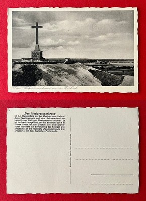 AK WEISSENBERG an der Weichsel um 1938 Das Westpreussenkreuz  ( 162901