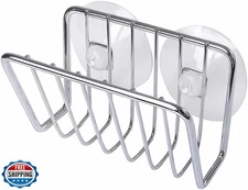 Toplife Sponge Holder for Kitchen Sink, Stainless Steel Suction C