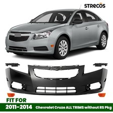 Front Bumper Cover Assembly For 2011-2014 Chevrolet Cruze W Side Marker Lamp