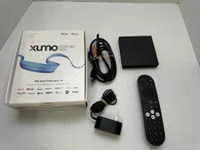 Xumo Stream Box ES1 4K UHD Streaming Media Player Voice Remote & Power Adapter