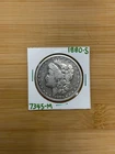 1880-S Morgan Dollar - Uncertified, Circulated-90% Silver - VF - [#7345-M]