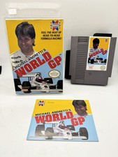 Michael Andretti's World Grand Prix Nintendo Nes Game Complete CIB