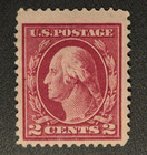 US stamp #406 1912 2c Washington Mint Hinged  — photo 1