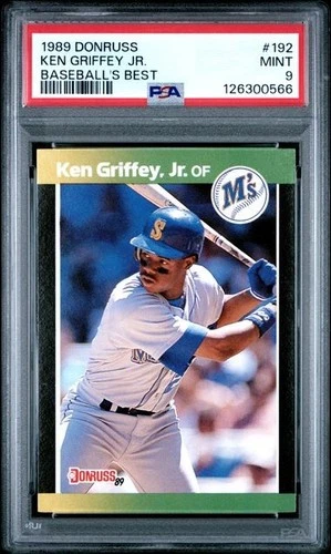 1989 Donruss Baseball's Best - Ken Griffey Jr #192 (RC)- PSA 9