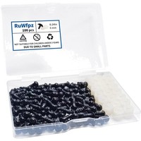 Sicherheitsaugen FüR HäKeltiere Amigurumi Kunststoff Knopfaugen 6Mm 100 StüCk