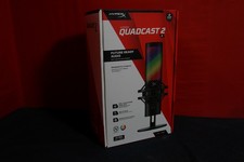 HyperX QuadCast 2 S USB Microphone with RGB Lighting, USB-C, Black, Brand New