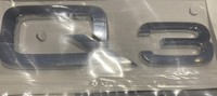 Distintivo Emblema Cromato Posteriore Originale Nuovo Audi Q3 8U08537412ZZ