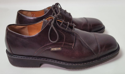 Mephisto Shoes Mens Brown Leather Cap Toe Oxford Goodyear Welt Air Relax Sz 7.5
