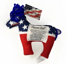 Dammit Doll Vote Democrat Donkey Political Humor Washington DC 6.5” Plush New