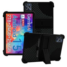 Case for Tabwee T90/W90, Friendly Soft Silicone Adjustable Stand Cover for Ta...