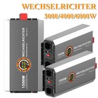 12V 3000W 4000W 6000W Reiner Sinus Wechselrichter 230V Spannungswandler Inverter