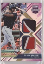 2018 Panini Elite Extra Edition Dual Materials Purple 21/25 Bobby Bradley hg6