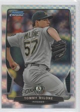 2013 Bowman Chrome Retail X-Fractor Tommy Milone #27 0c4