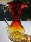 5" Amberania Crackle Pitcher/creamer — photo 5