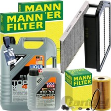 MANN INSPEKTIONSPAKET+LIQUI MOLY 5W-30 ÖL passend für HYUNDAI i40 VF 1.7 CRDI MANN INSPEKTIONSPAKET+LIQUI MOLY 5W-30 ÖL passend für HYUNDAI i40 VF 1.7 CRDI