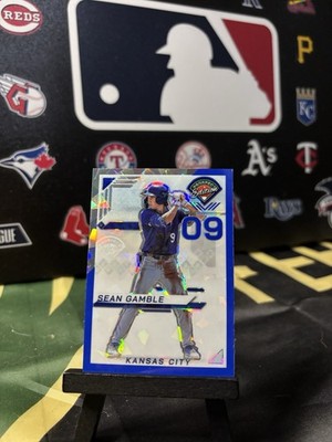 2025 Panini Prospect Edition - Sean Gamble #102 Blue Ice Prizm /299 (RC)