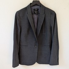 J. Crew 2020 Women's Grey Parke Italian Stretch Wool Tollegno 1900 Blazer 10