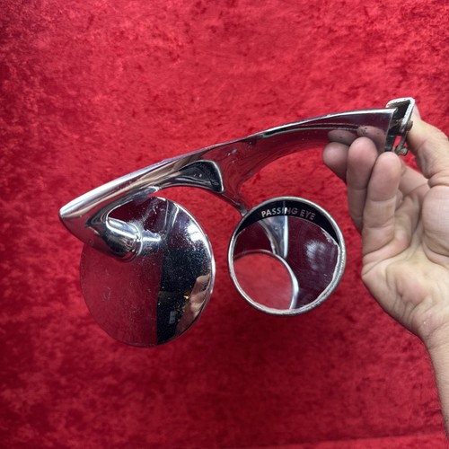 ✨Barn Find✨ Rare 1940’s 1950’s Chrome Passing Eye Mirror Car Accessory
