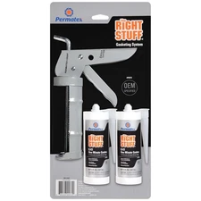 Permatex 99070 The Right Stuff Gasket Maker 5oz, 2-Pack with Caulking Gun