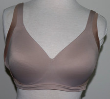 Bra Warner's All You Need Wireless Bra Beige RA2231A Comfort Stretch Size Large