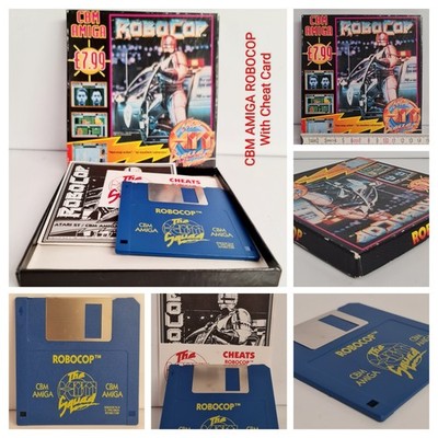RoboCop Commodore Amiga Spiel CIB The Hit Squad Floppy 3,5'' Disk Handbuch Cheats