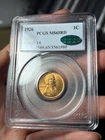 1926 PCGS MS65 RD CAC Lincoln Wheat Cent Old Blue Holder
