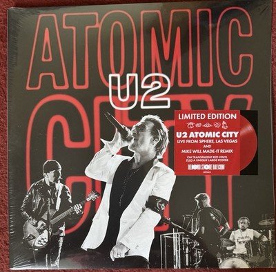 U2 Atomic City Live 10'' Vinyl E.P Single RSD 2024 RECORD STORE DAY 2024