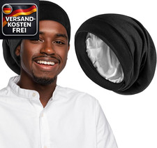 Schlafhaube Haarnetz atmungsaktiv doppellagig für langes Haar Schutz Nacht