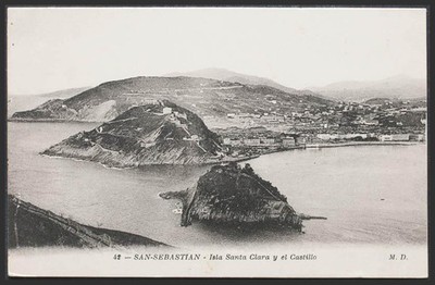 Guipúzcoa. SAN SEBASTIAN. Vista desde el Monte Igueldo.