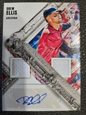 DREW ELLIS 2022 DIAMOND KINGS DIAMONDBACKS DUAL JERSEY AUTOGRAPH AUTO PATCH /99!