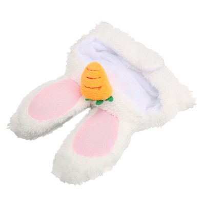 ­Cat Rabbit Ear Hat Cute Funny Soft Plush Adjustable Rabbit Ear Pet Headband For