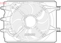 Denso LüFter MotorküHlung DER09068 FüR 500L Fiat 199LYB1B