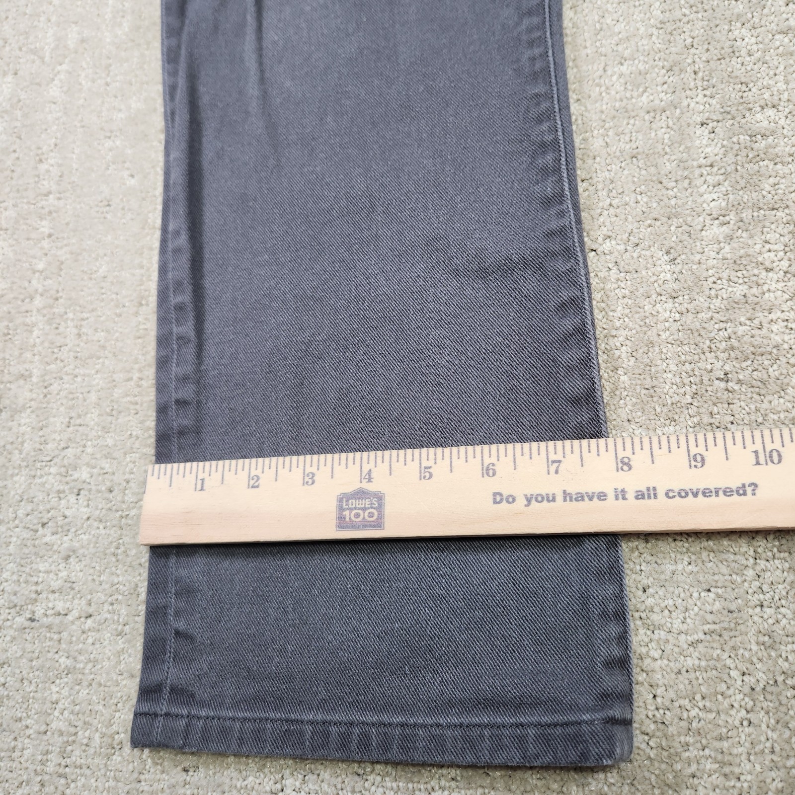 Best Made Co Jeans Men 33x30 *READ 5 Pocket Twill Pants Gray Slim Fit Cotton image 7
